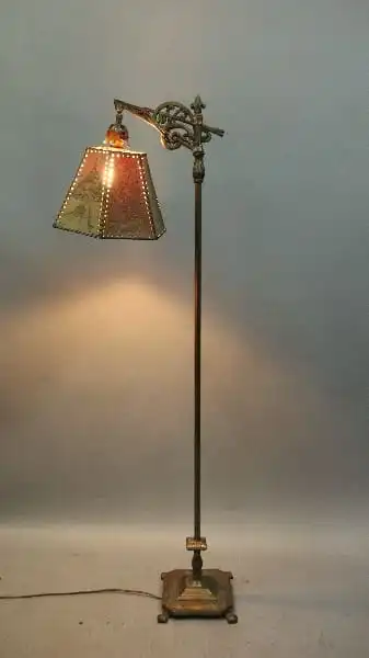 12799. 1920’s Floor Lamp With Original Shade