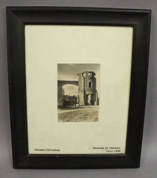 15144. Framed Photograph by Enrique Cervantes