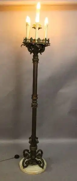 15219. Imposing Tall 1920’s Torchiere