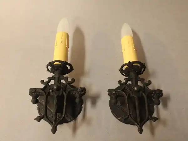 16292. Pair of 1920’s Original Single Sconce