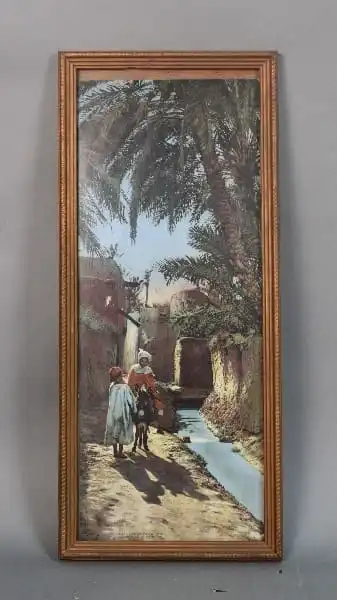 11551. North African Moorish Style Tinted Photo