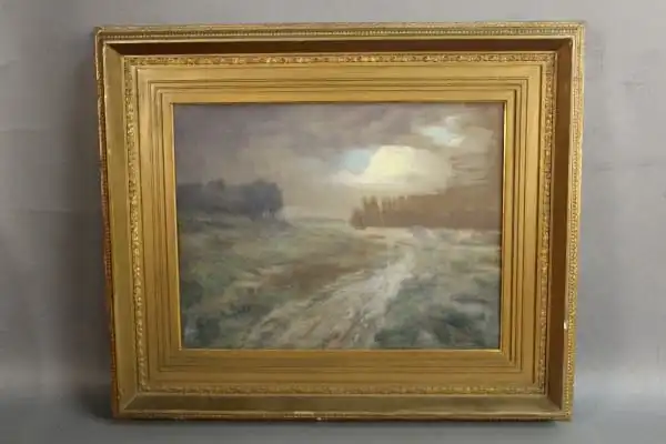 11566. Turn of the Century Pastel Landscape