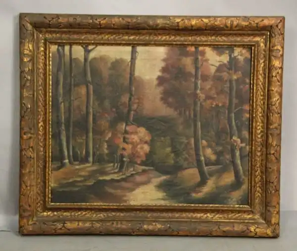 13205. Early 20th Century landscape with Fall Scenery