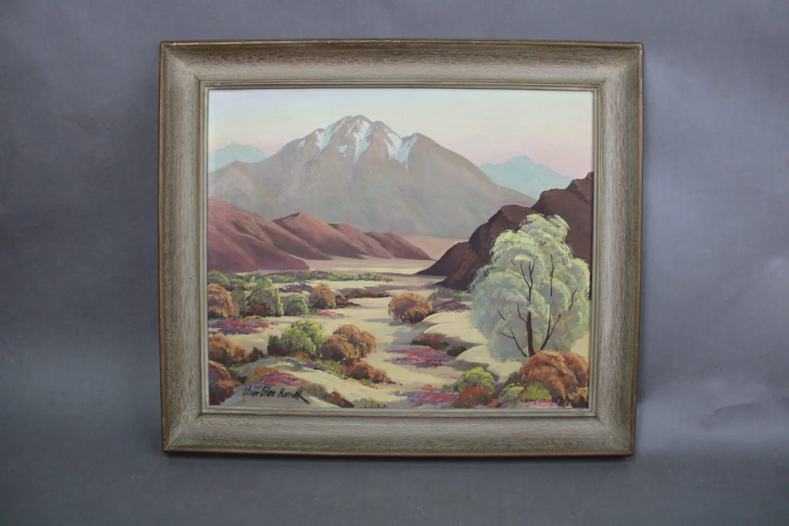 14152. California Plein Air Painting By Oliver Glen Barrett