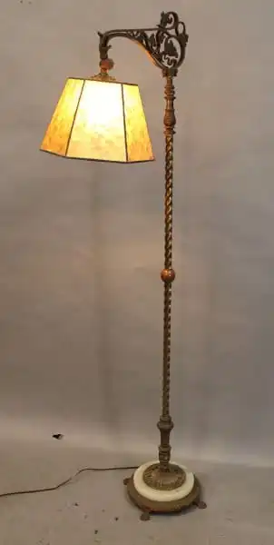 15584. 1920’s Spanish Revival Floor Lamp