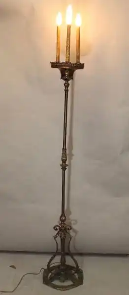 15776. Spanish Revival 1920’s Torchiere