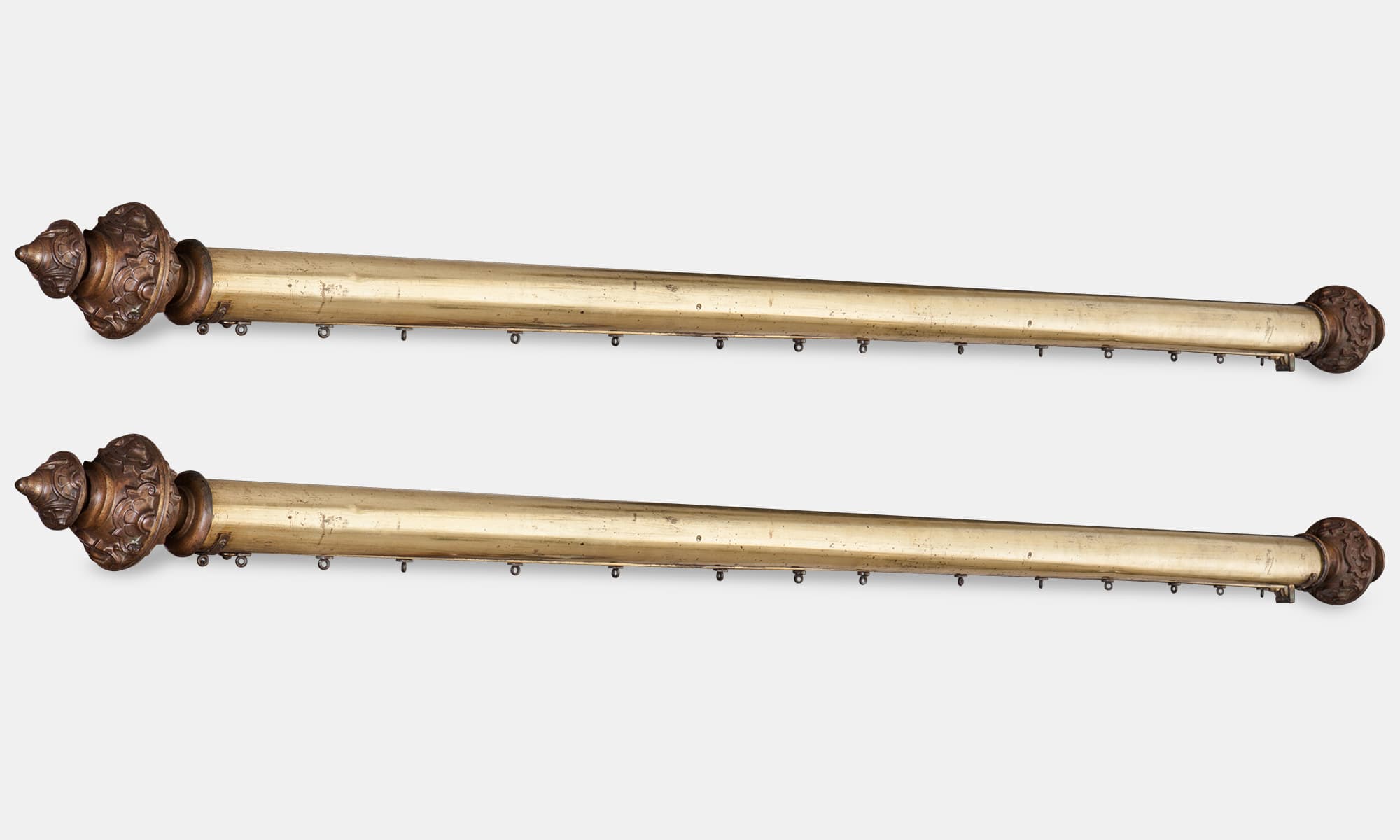 Brass Victorian Curtain Rods