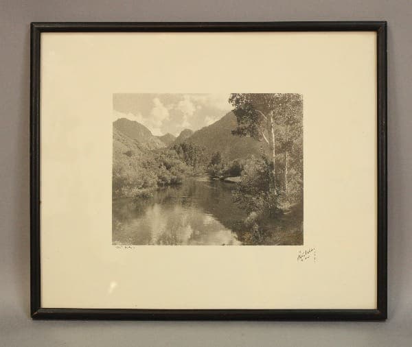15618. Black and White Photograph of Rush Creek by Stephen H Willard