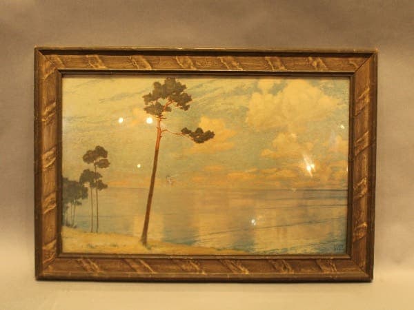 17467. Large Scale 1920’s Print Of California Landscape by Ernst Dorn