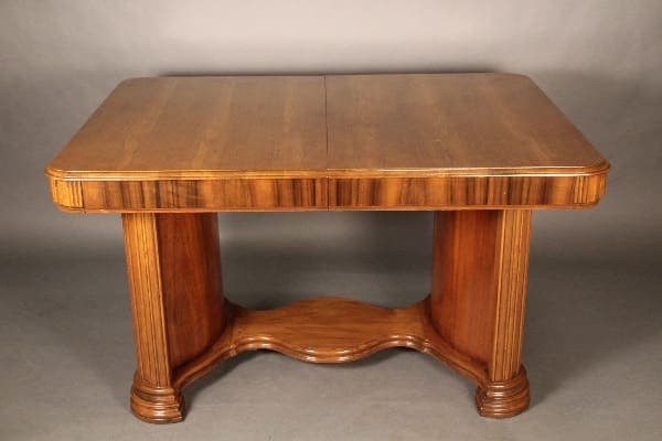 40440. 1930’s Art Deco Table With One Leaf