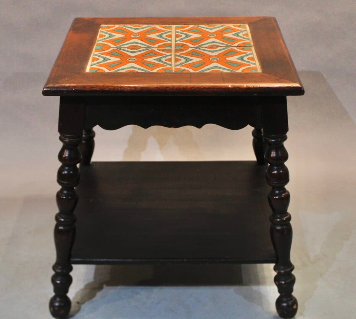 17789. Spanish Revival 1920’s Tile Table With Original California Tiles