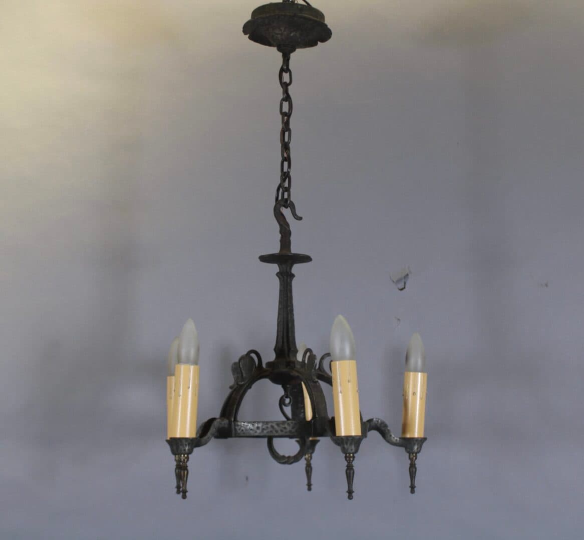 41886. 1 of 4 Spanish Revival 1920’s Chandelier