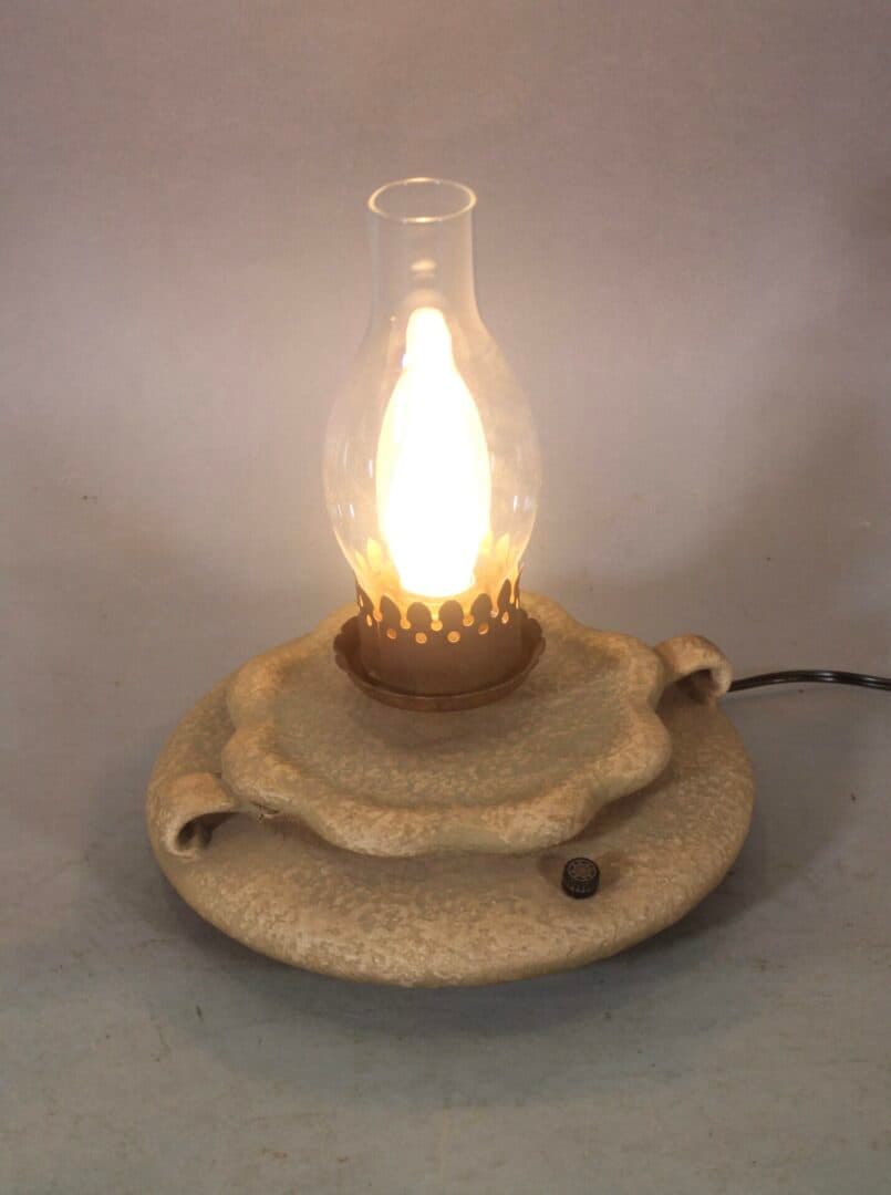 42108. Spanish Revival 1920’s Table Lamp Fits Well With Monterey Decor