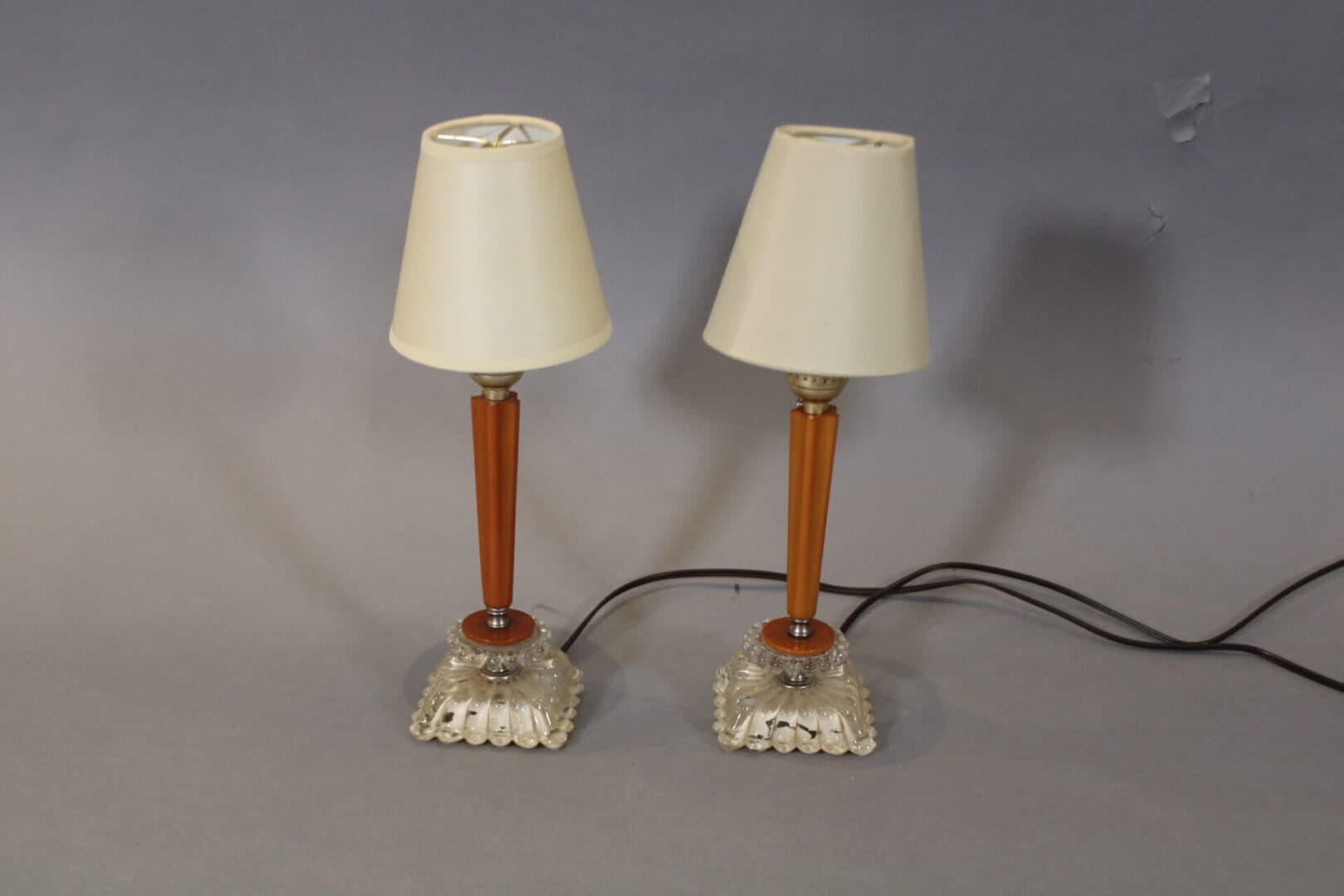 42109. Pair Of 1920’s Deco Lamps