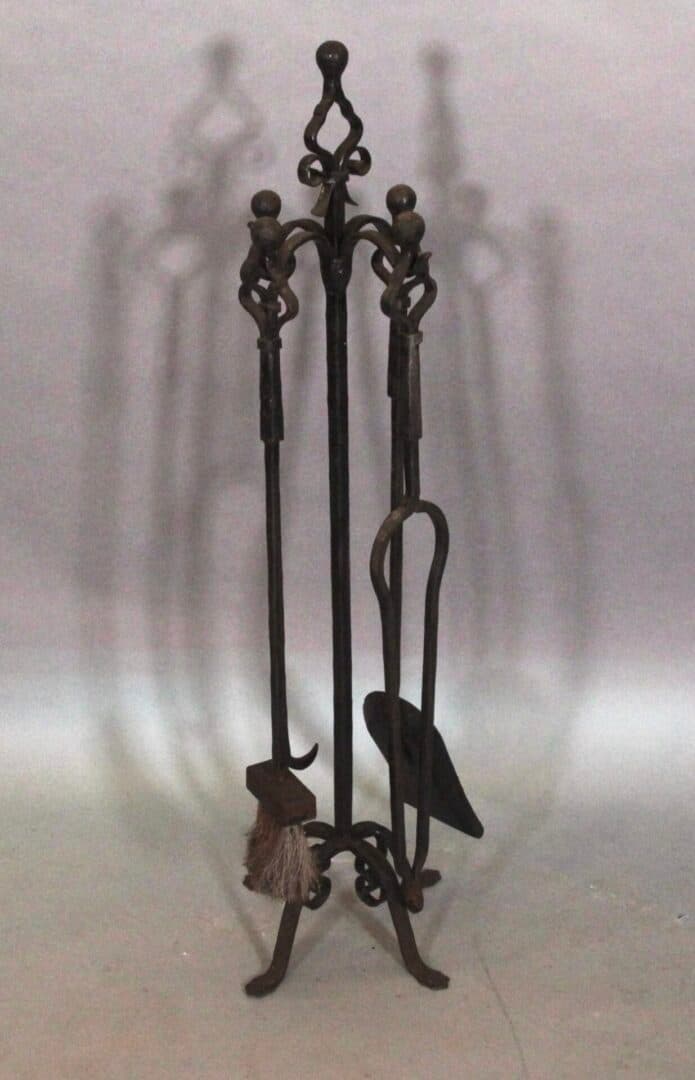 42489. Elegant 1920’s Hand Forged Tool Set