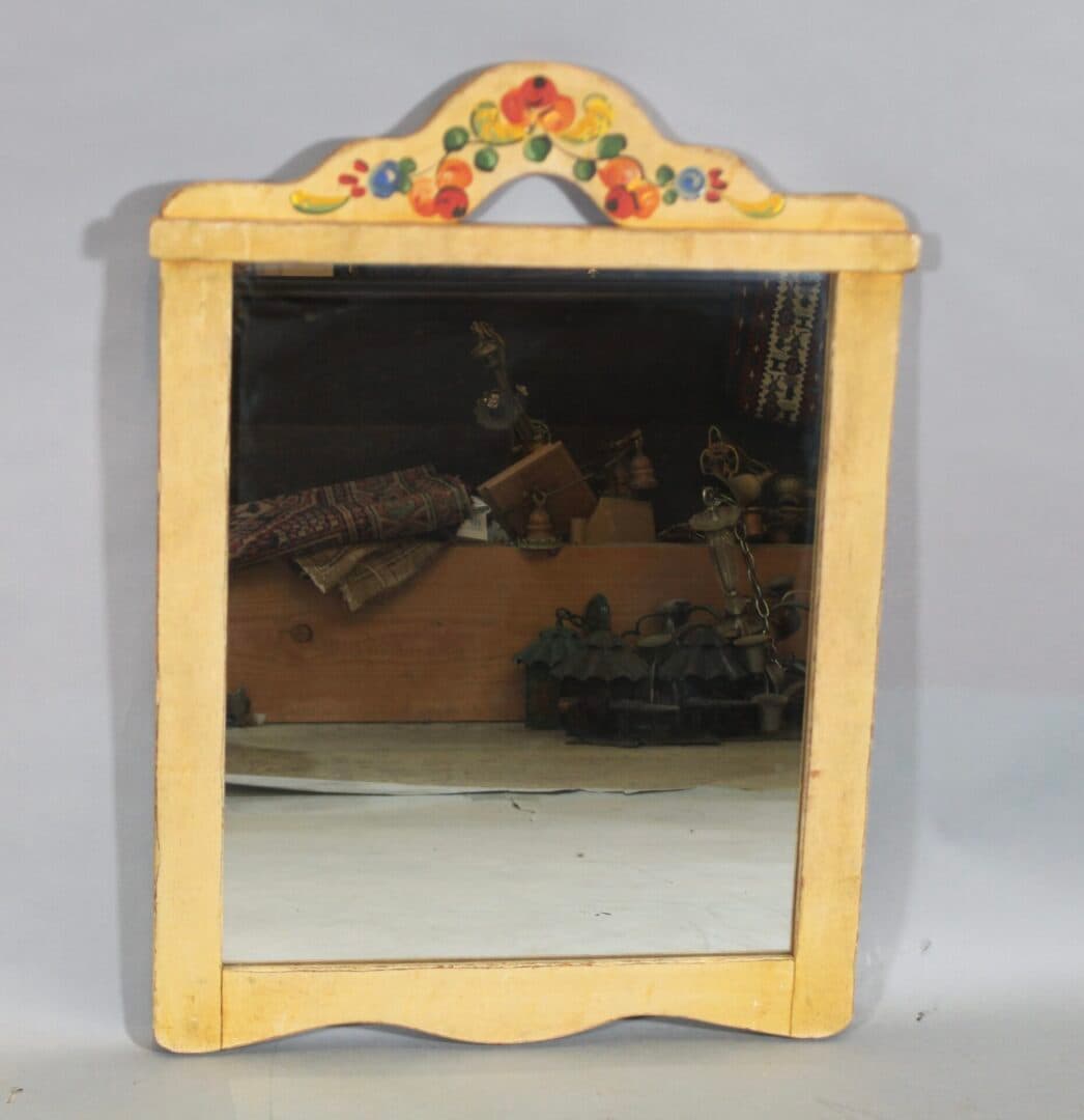 43309. Hand Painted 1920’s Monterey Mirror.