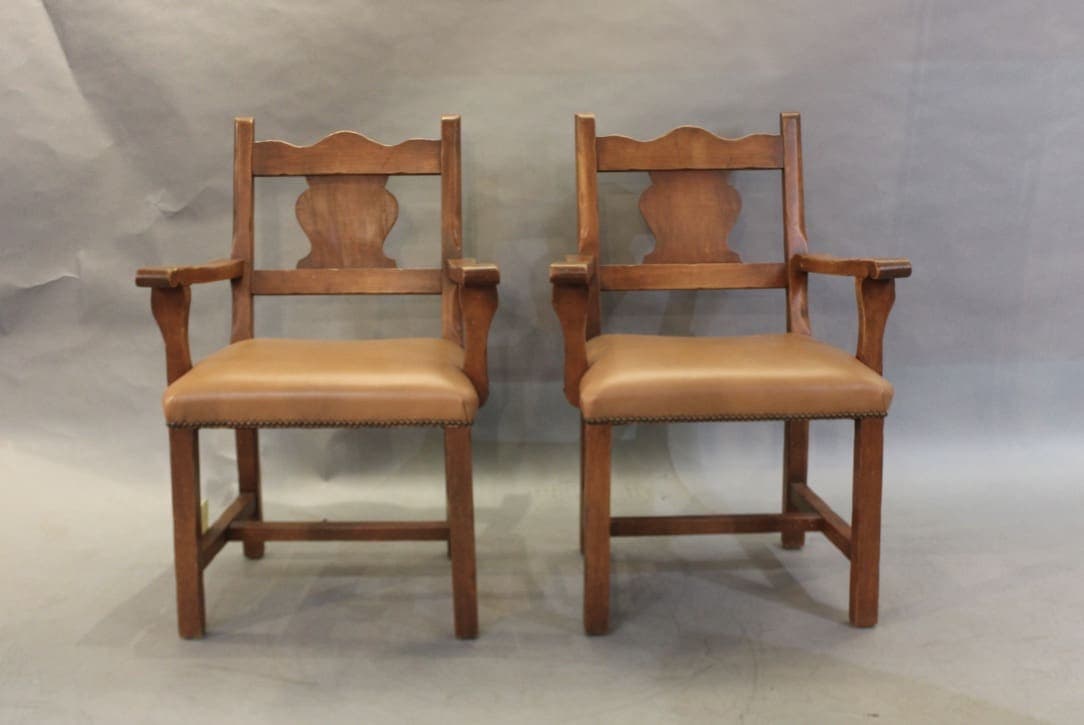 43104. Pair Of 1920’s Monterey Armchairs