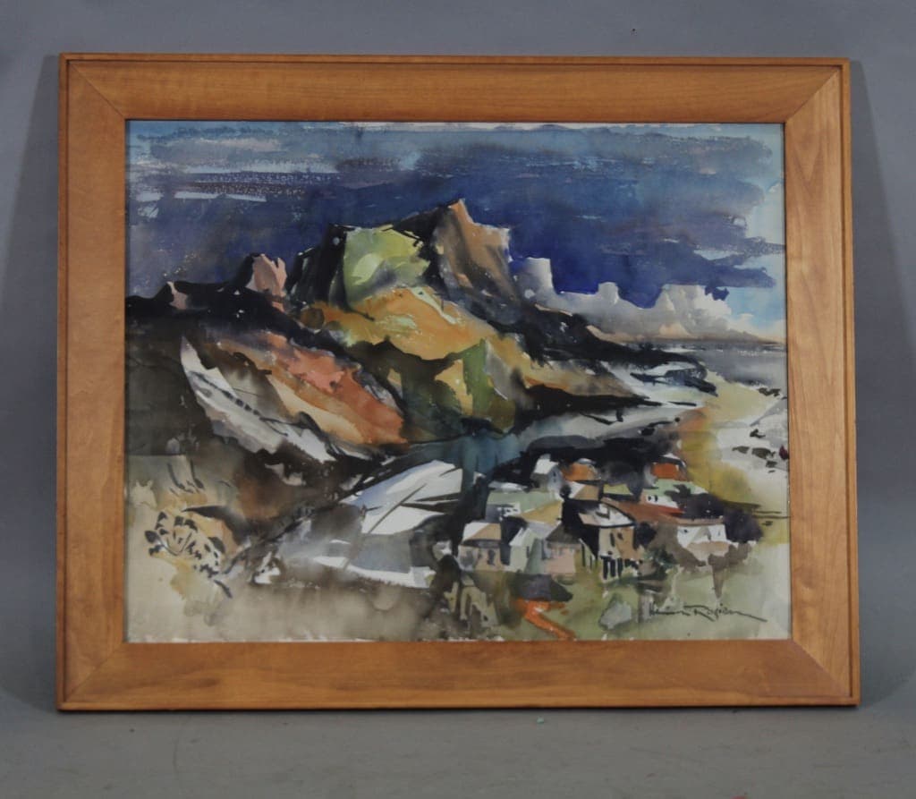 43096. Painting By California Artist Heinz Rosien