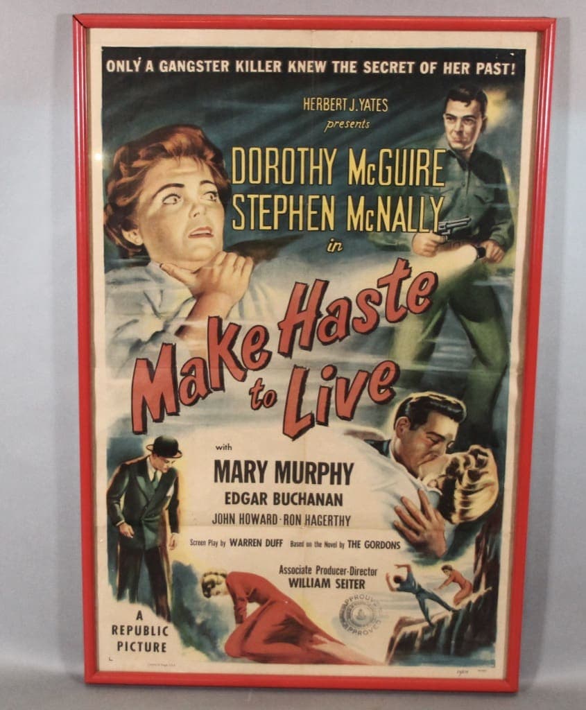43860. Framed Vintage Movie Poster
