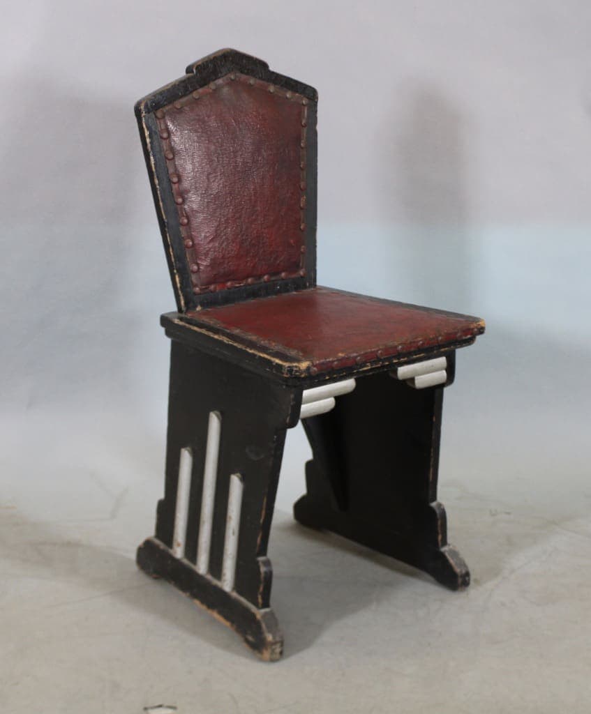 45252. 1930’s Deco Small Side Chair