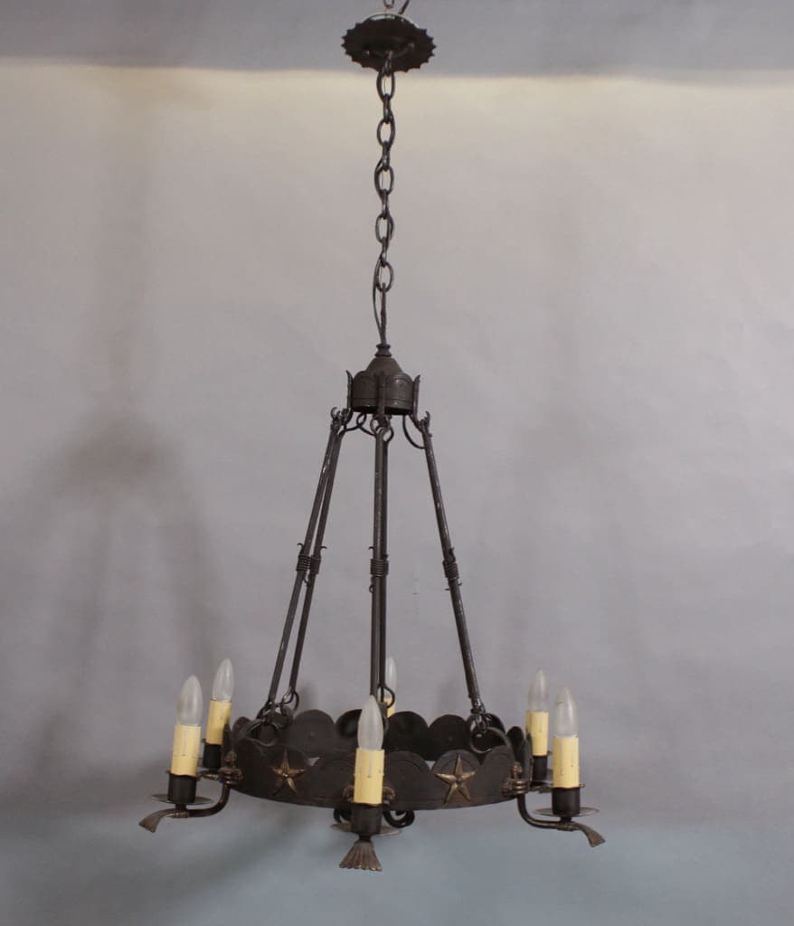 45000. Rare 1920’s Chandelier All Original
