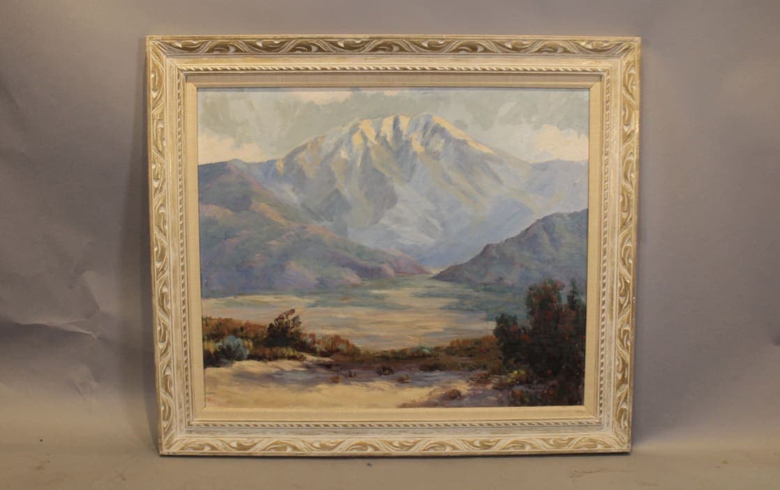 47515. Large California Plein Air Painting By H. R. Bragg