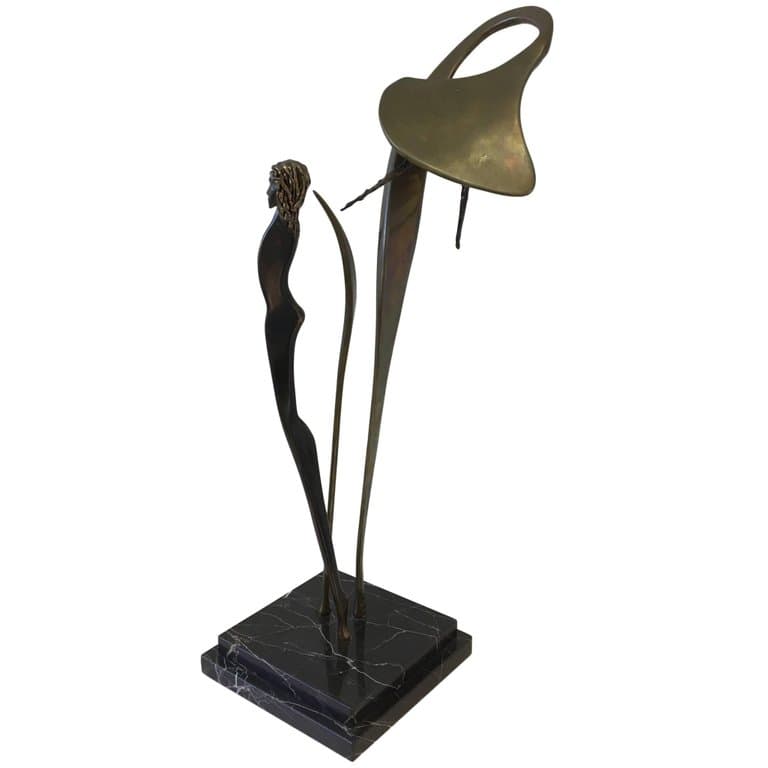 Bronze and Marble Sculpture by McLean