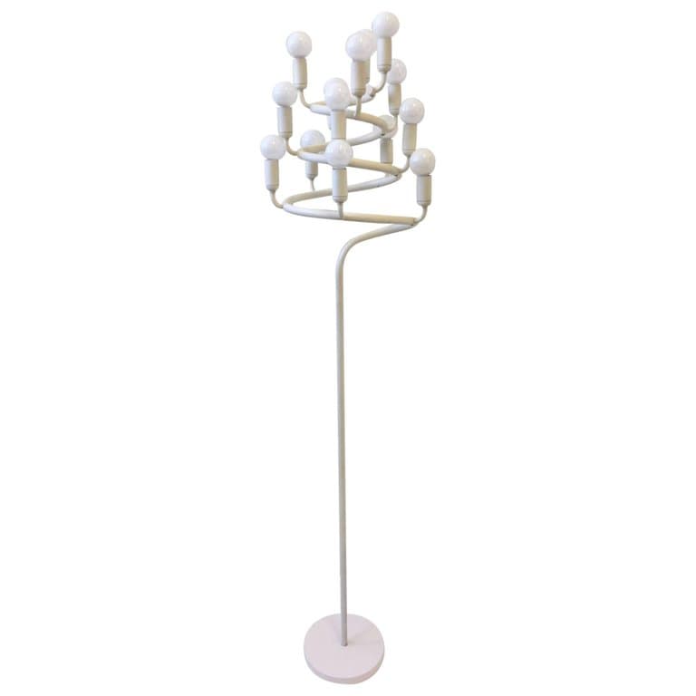 Spiral Candelabra Floor Lamp by Laurel
