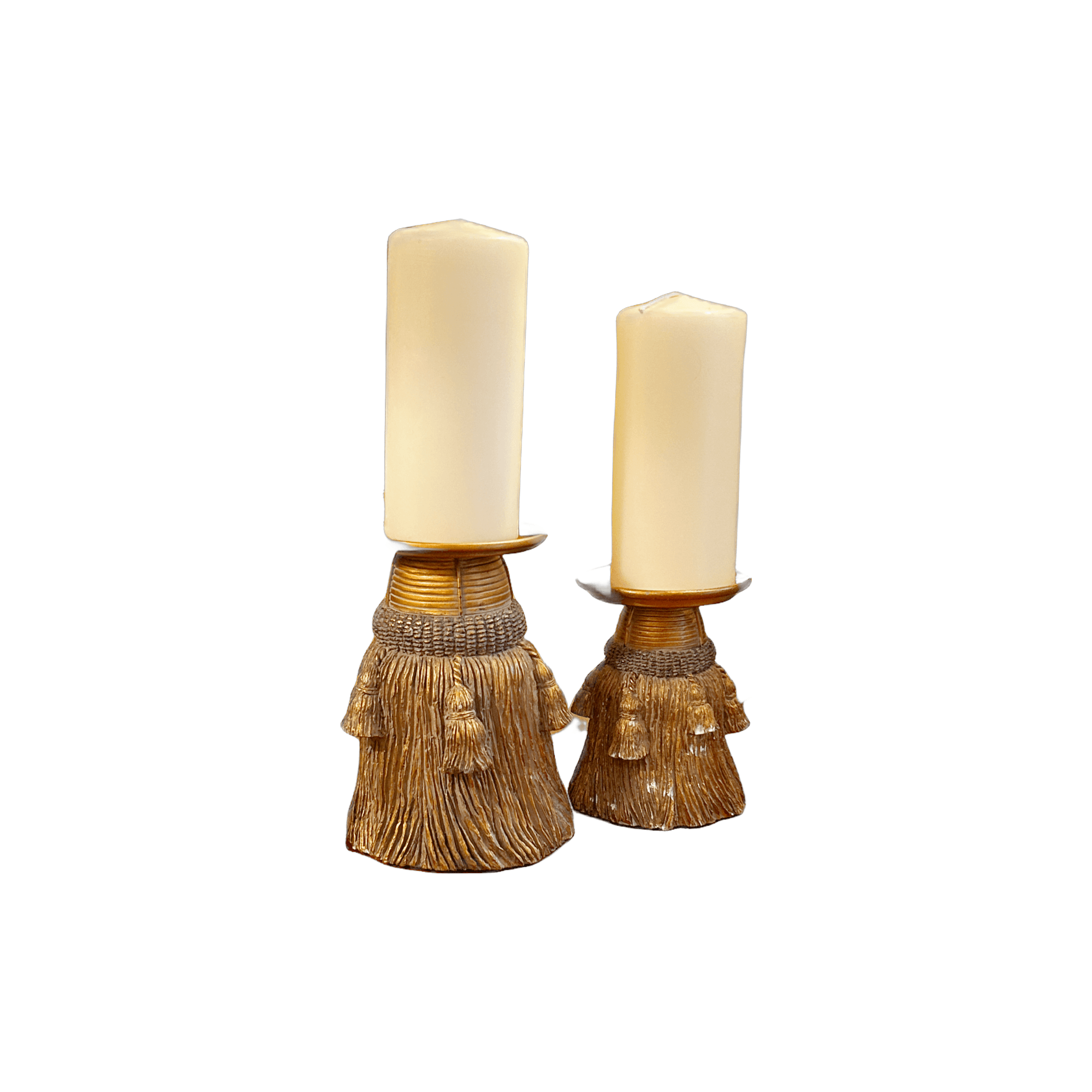 Pair of Tassel Candle Holder