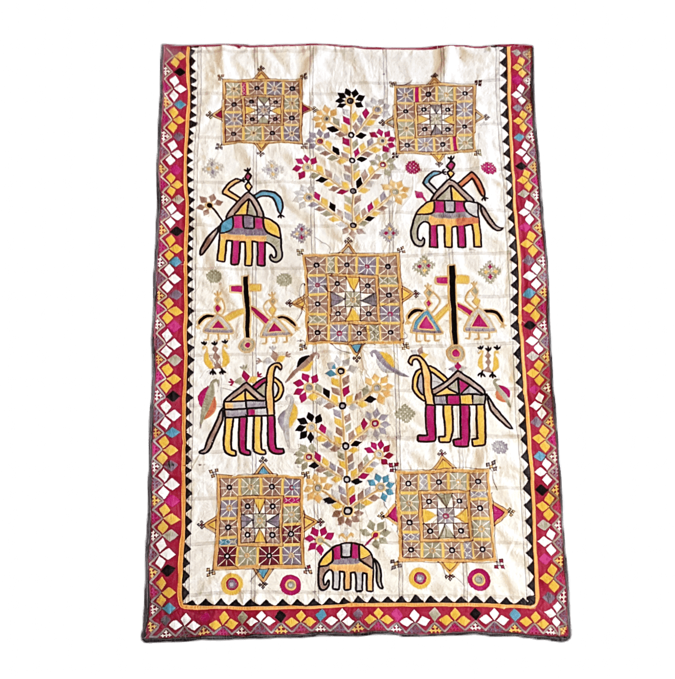 Magnificent Hand-embroidered Textile Gujrat I India