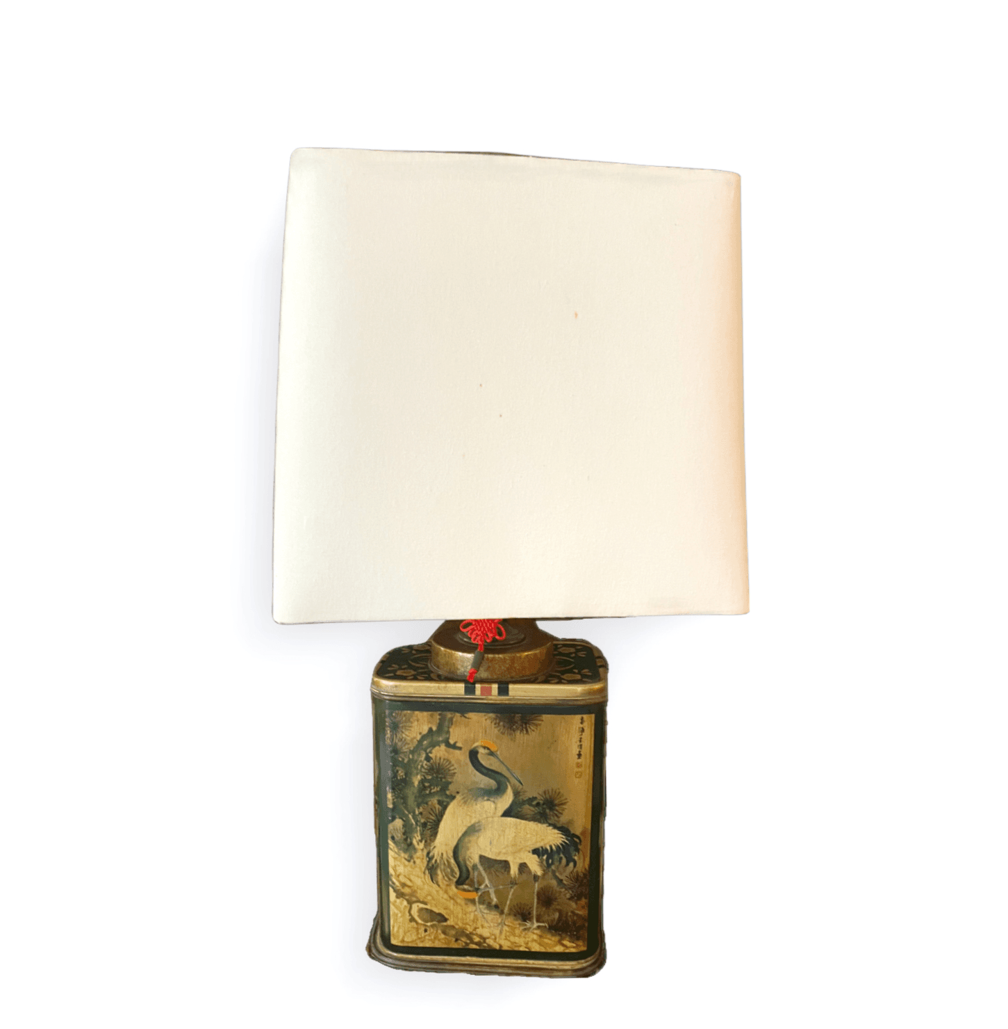 Vintage Frederick Cooper Tin Lamp