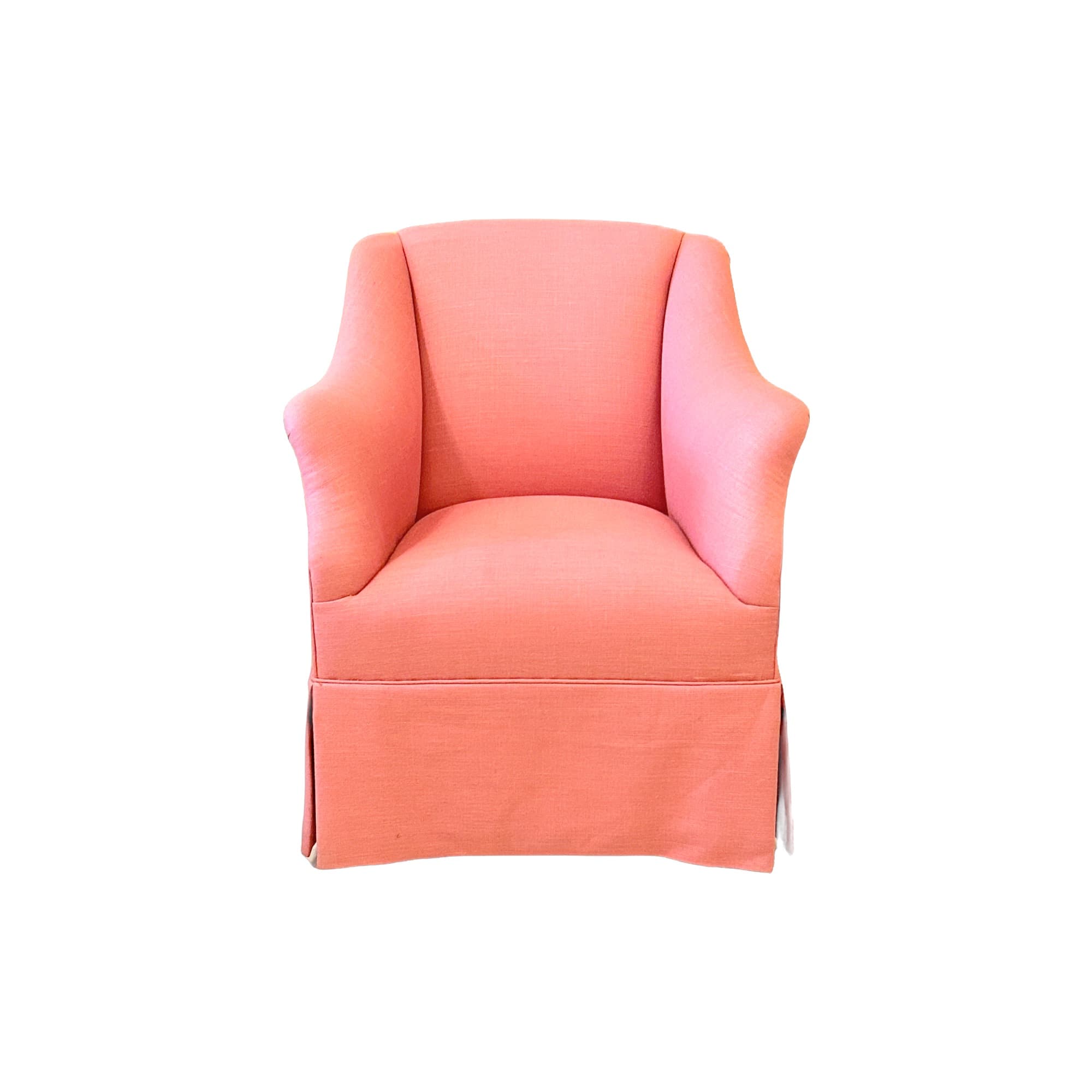 Vintage Pink Slipper Chair