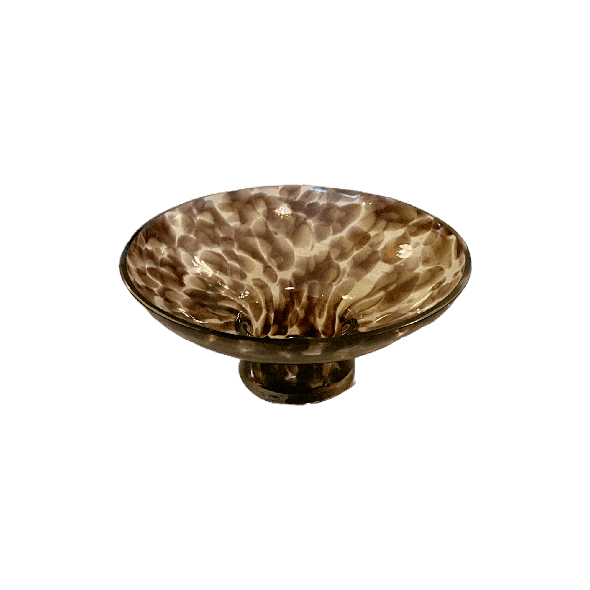Tortoise Shell Patterned Glass Blow