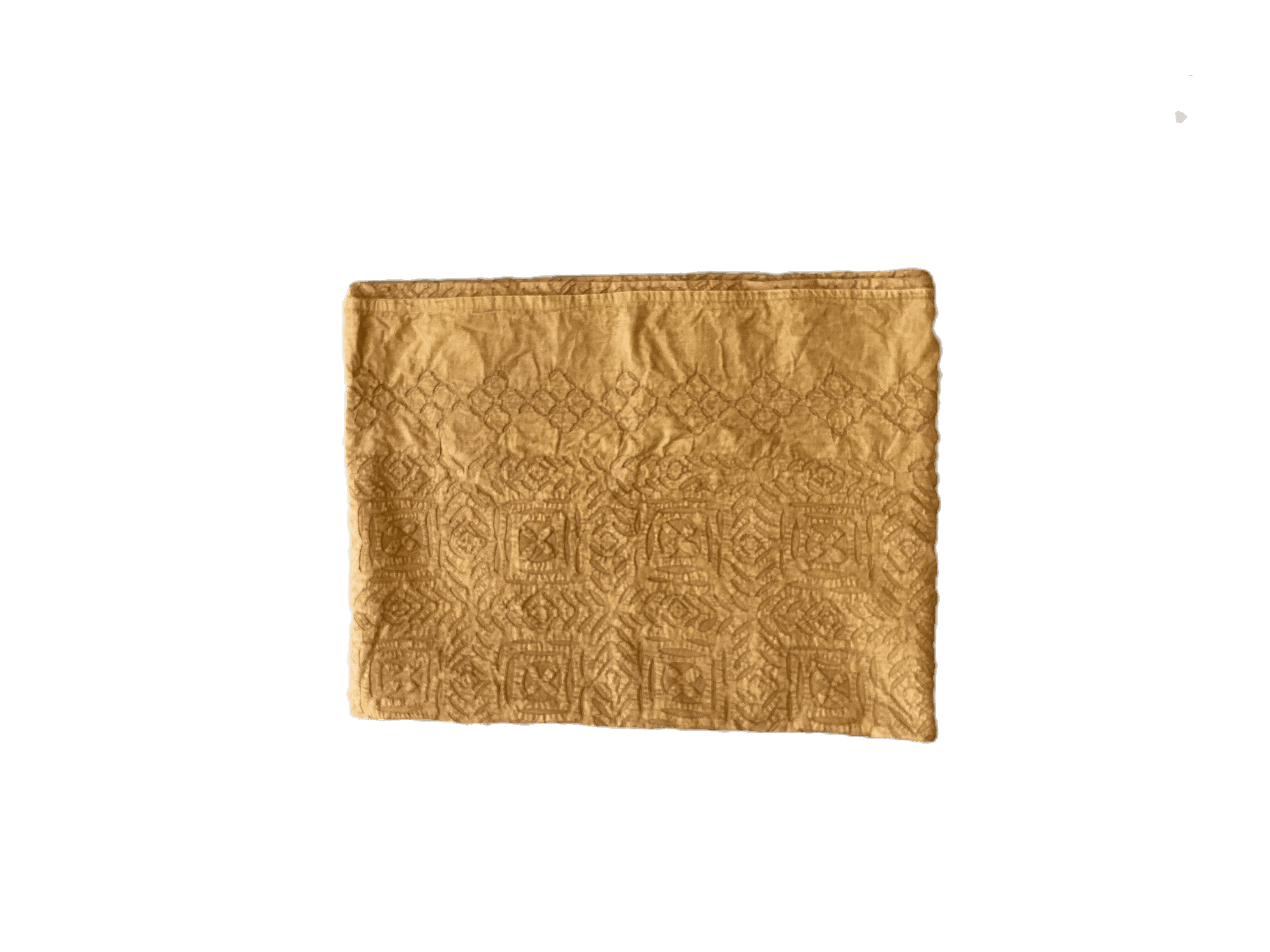 Mustard Cotton Bed Cover l India