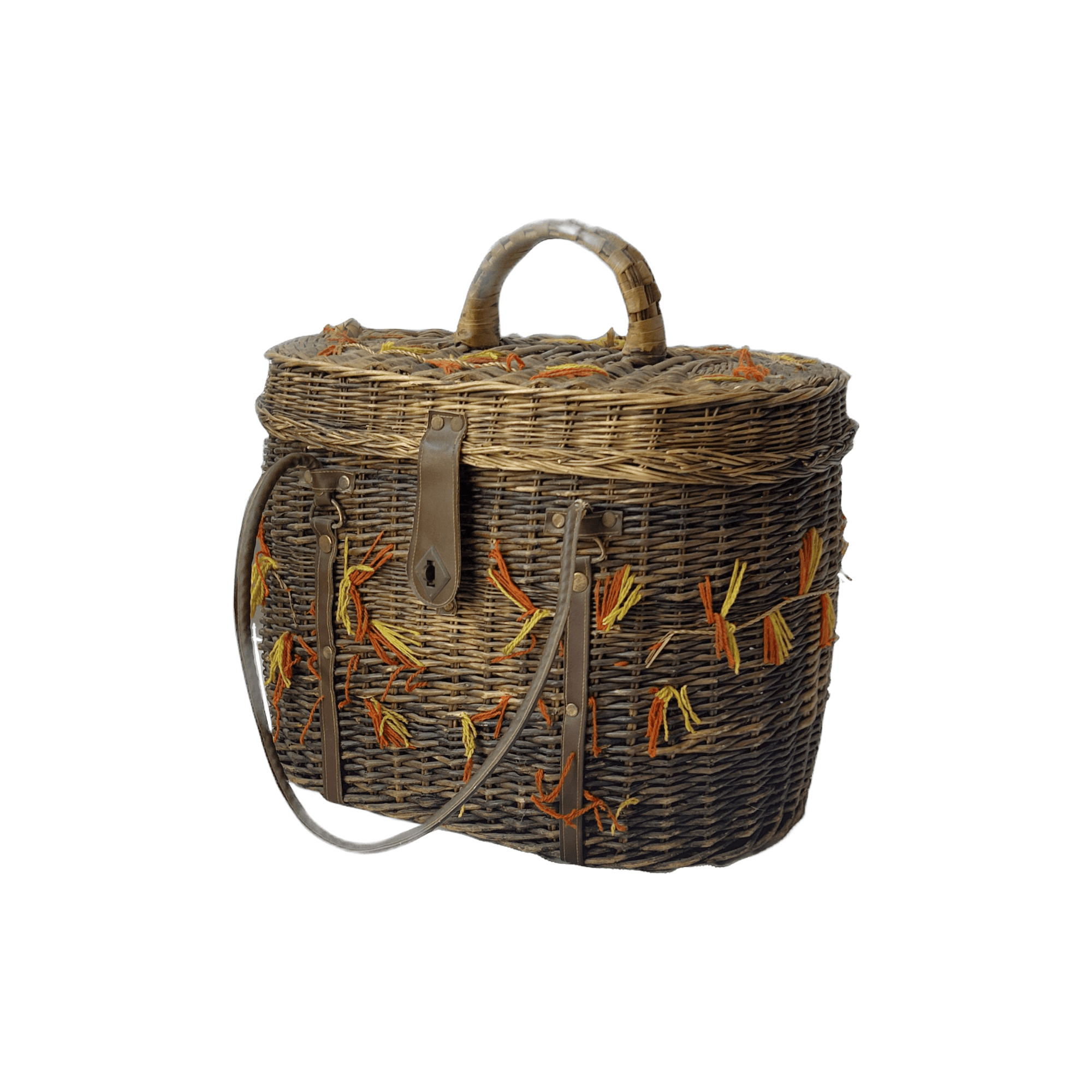 Vintage Central American Basket Circa 1960