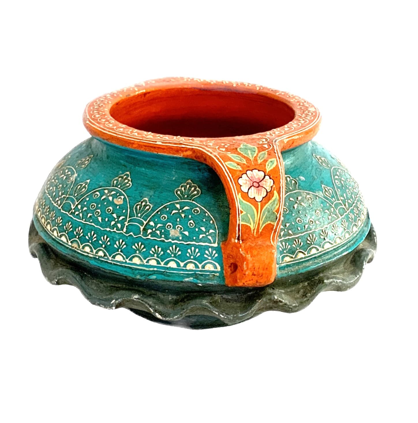 Vintage Hand-painted Ceramic Vase