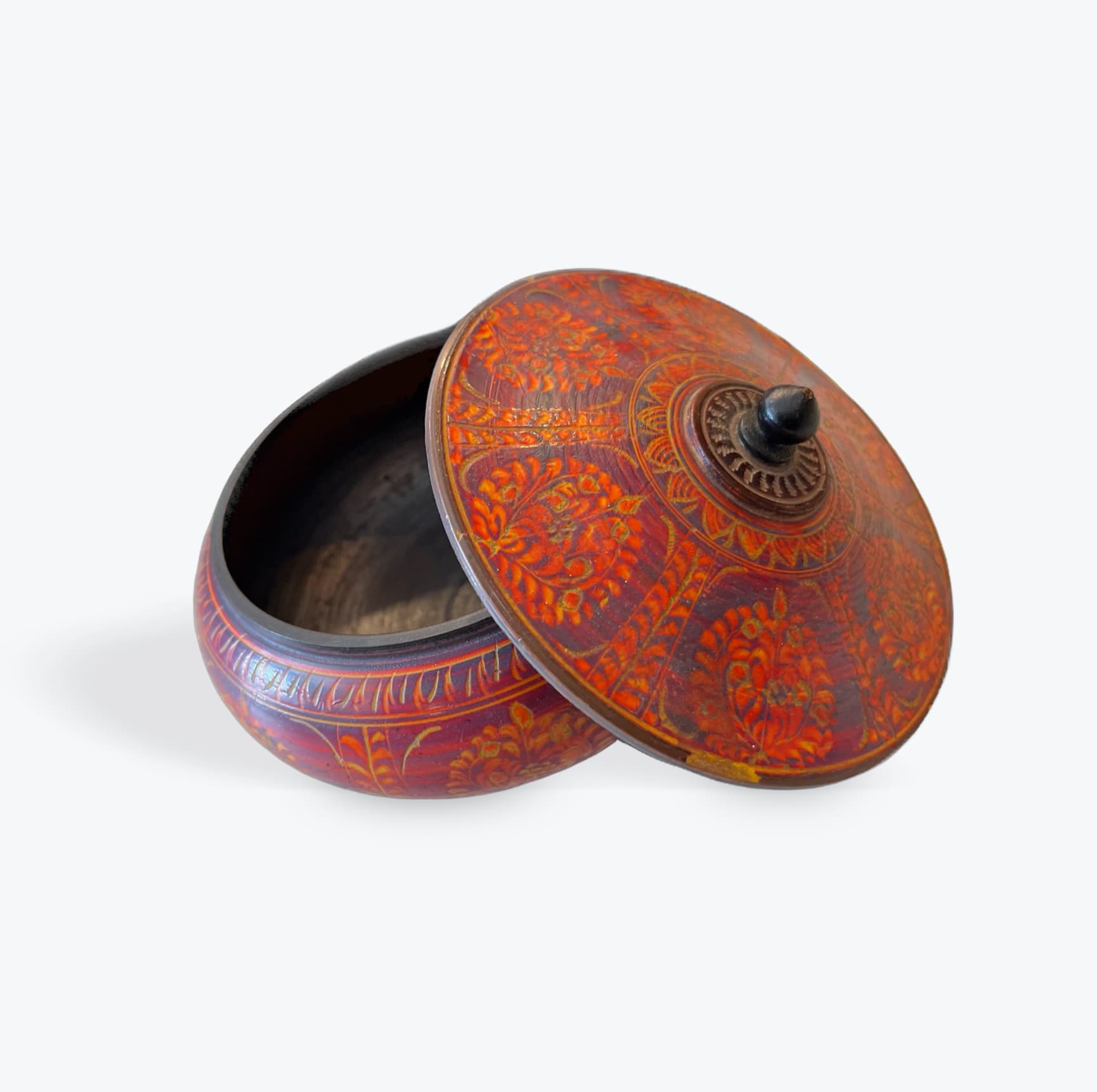 Medium Sized Hand Painted Spice Box