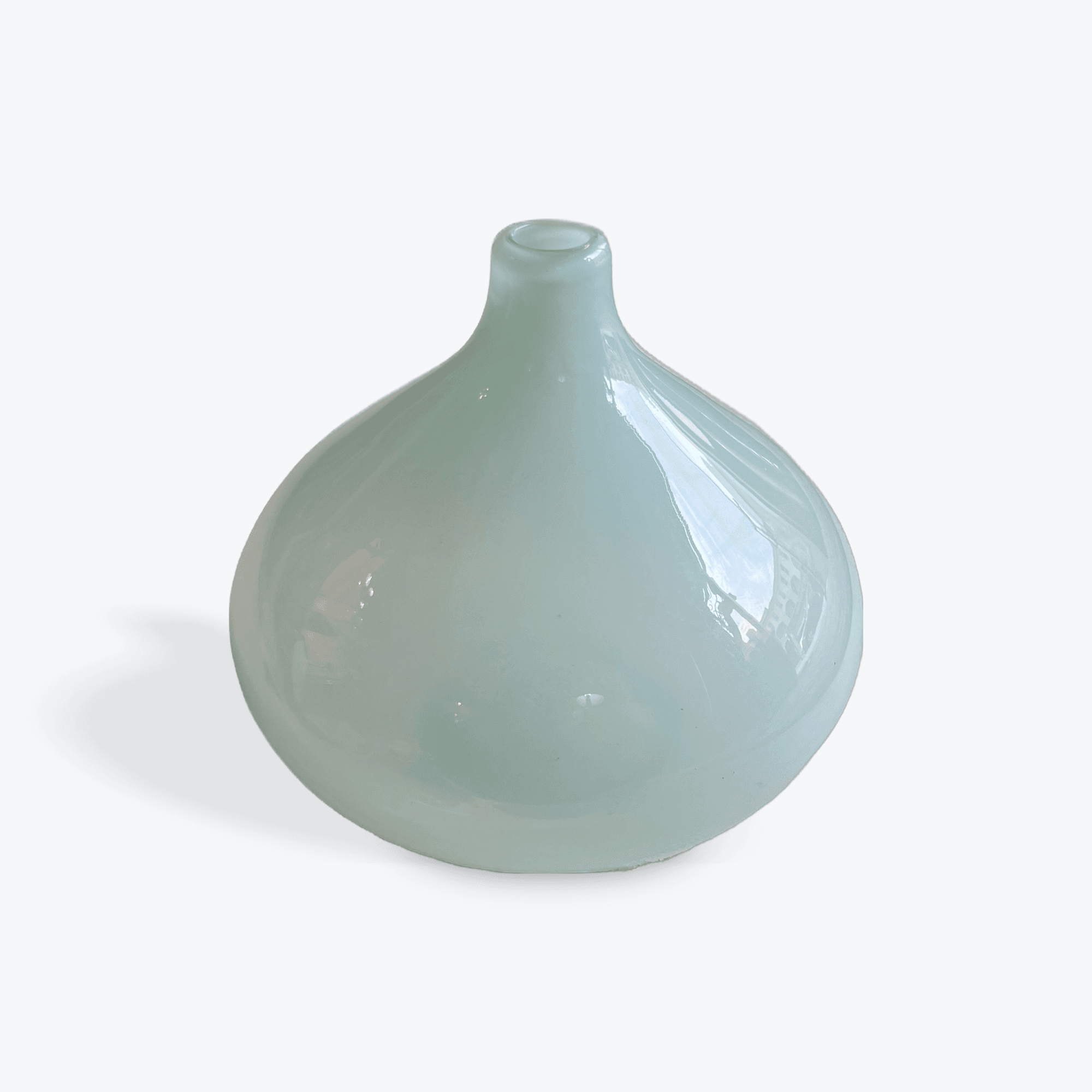 Mid-Century Modern Hand Made Blown Art Glass Vase
