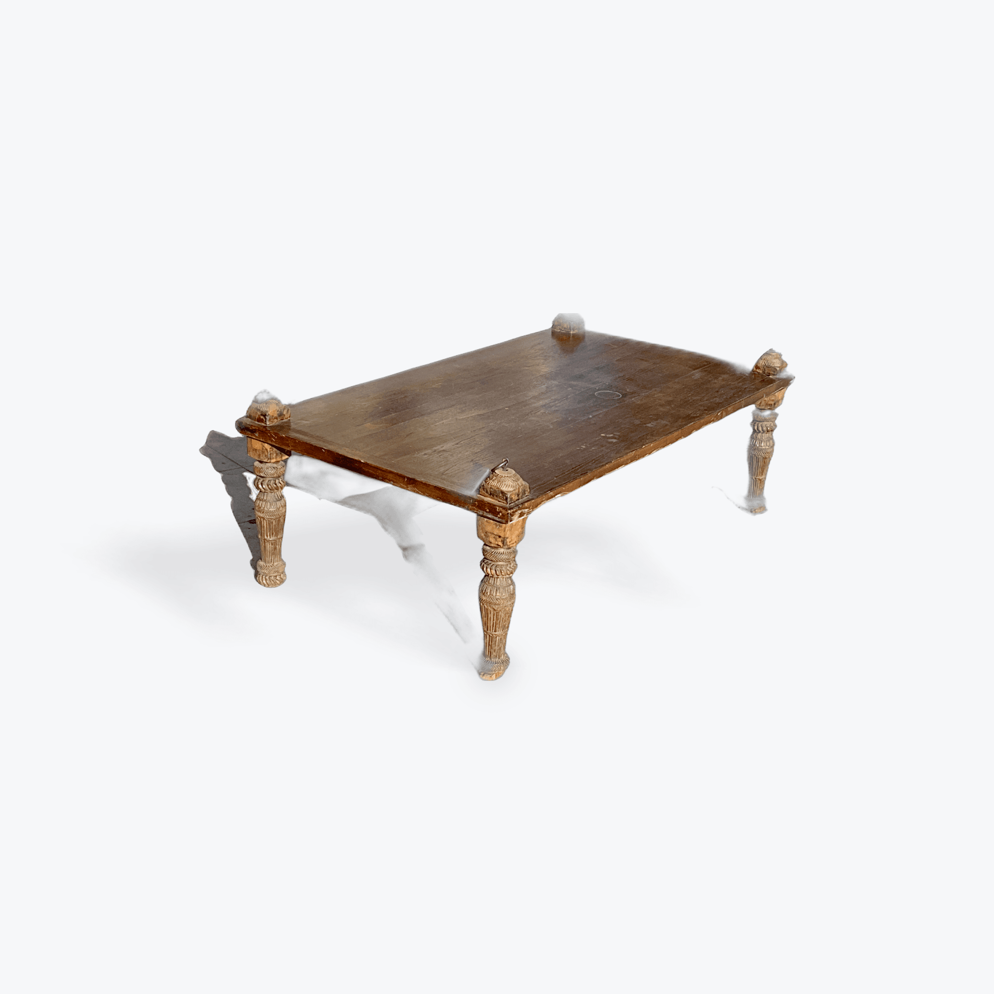 Vintage Indian Wood Coffee Table
