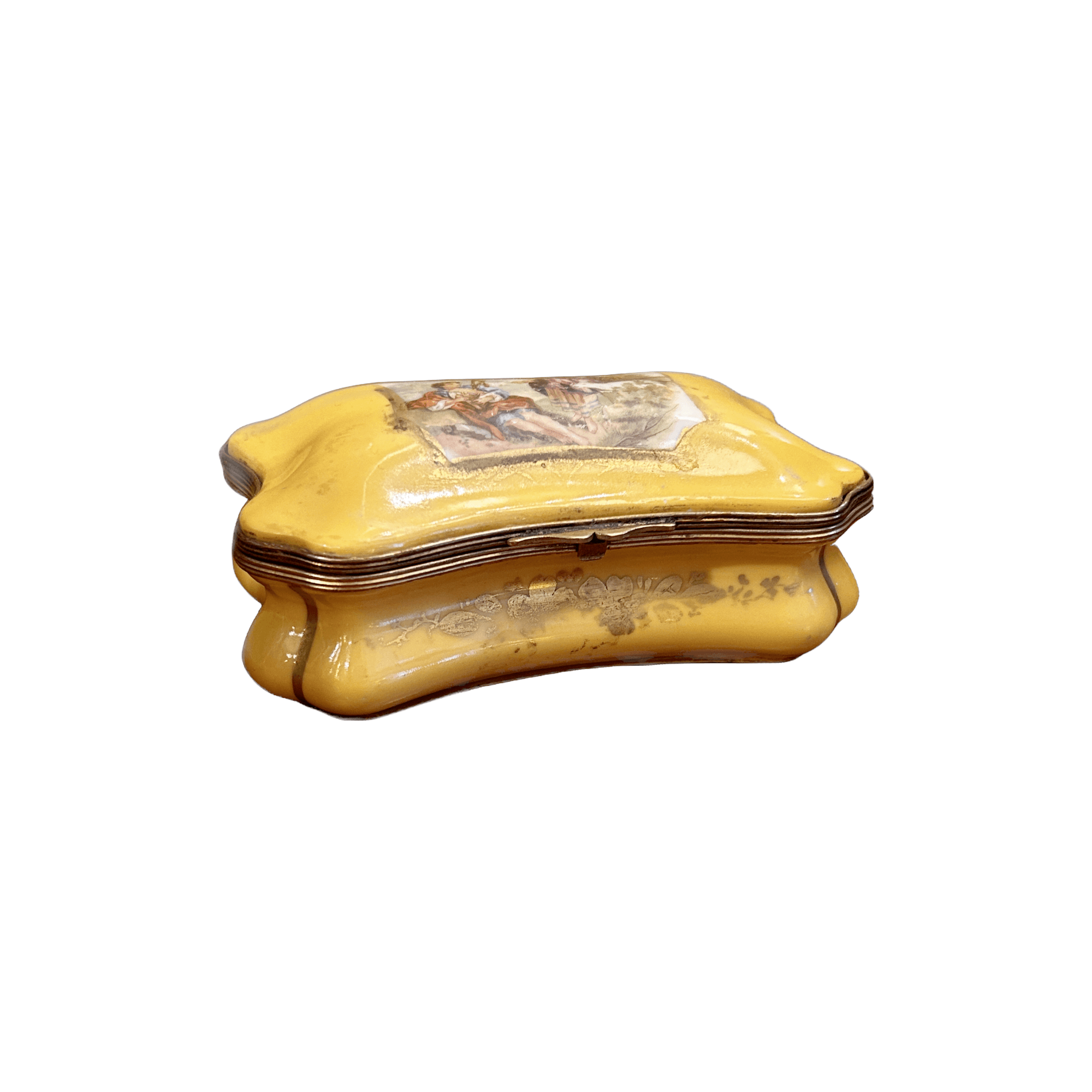 Yellow Antique French Box