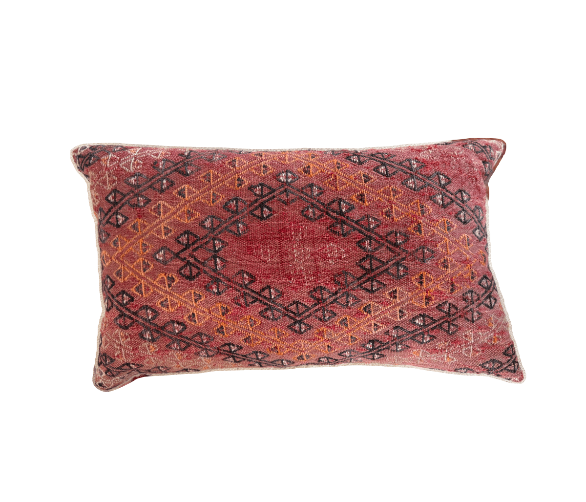 Vintage Rust Turkish Pillow