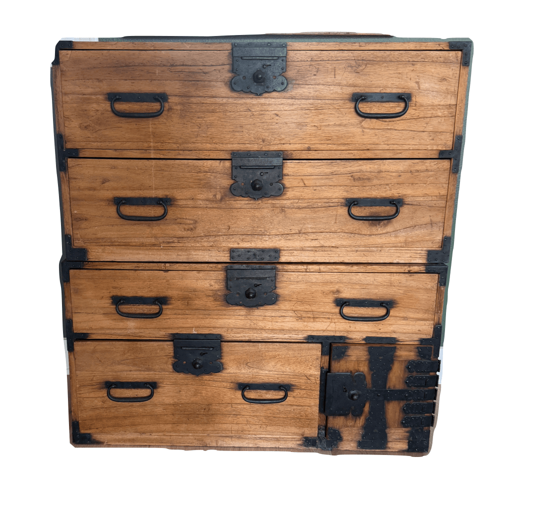 Pair of Antique Tansu Chests