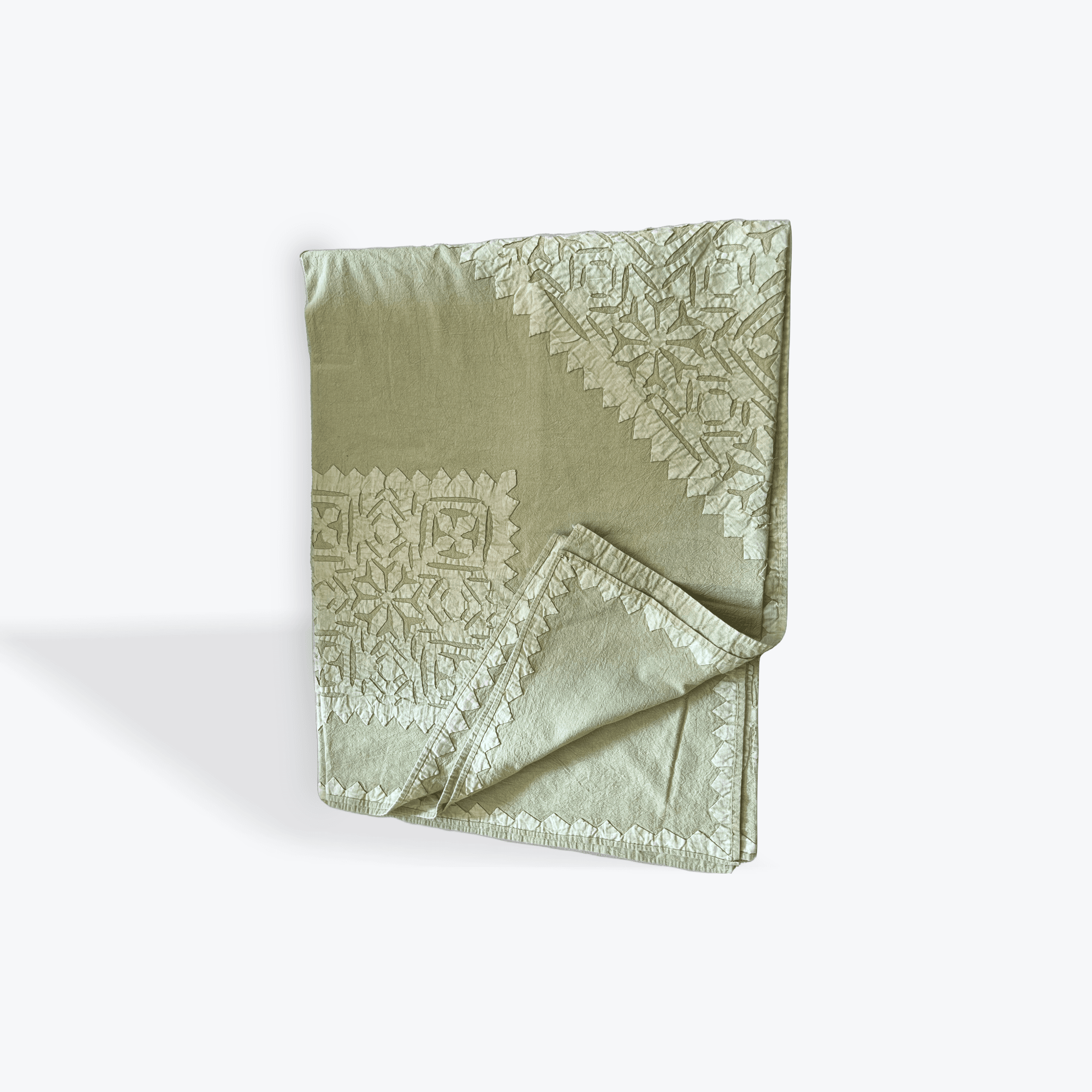 Sage Applique Bed Topper l India