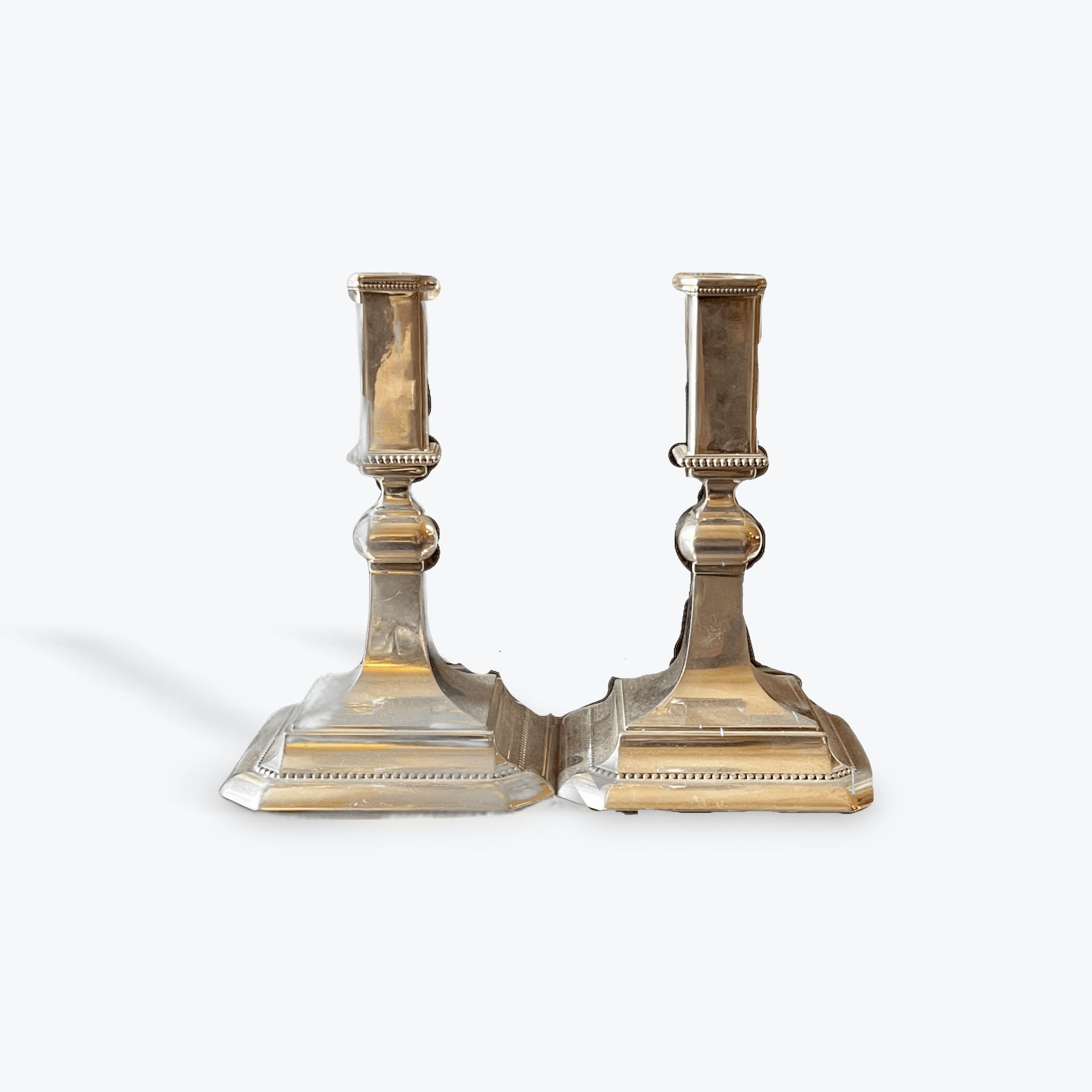 Pair of Vintage Silver Candlesticks