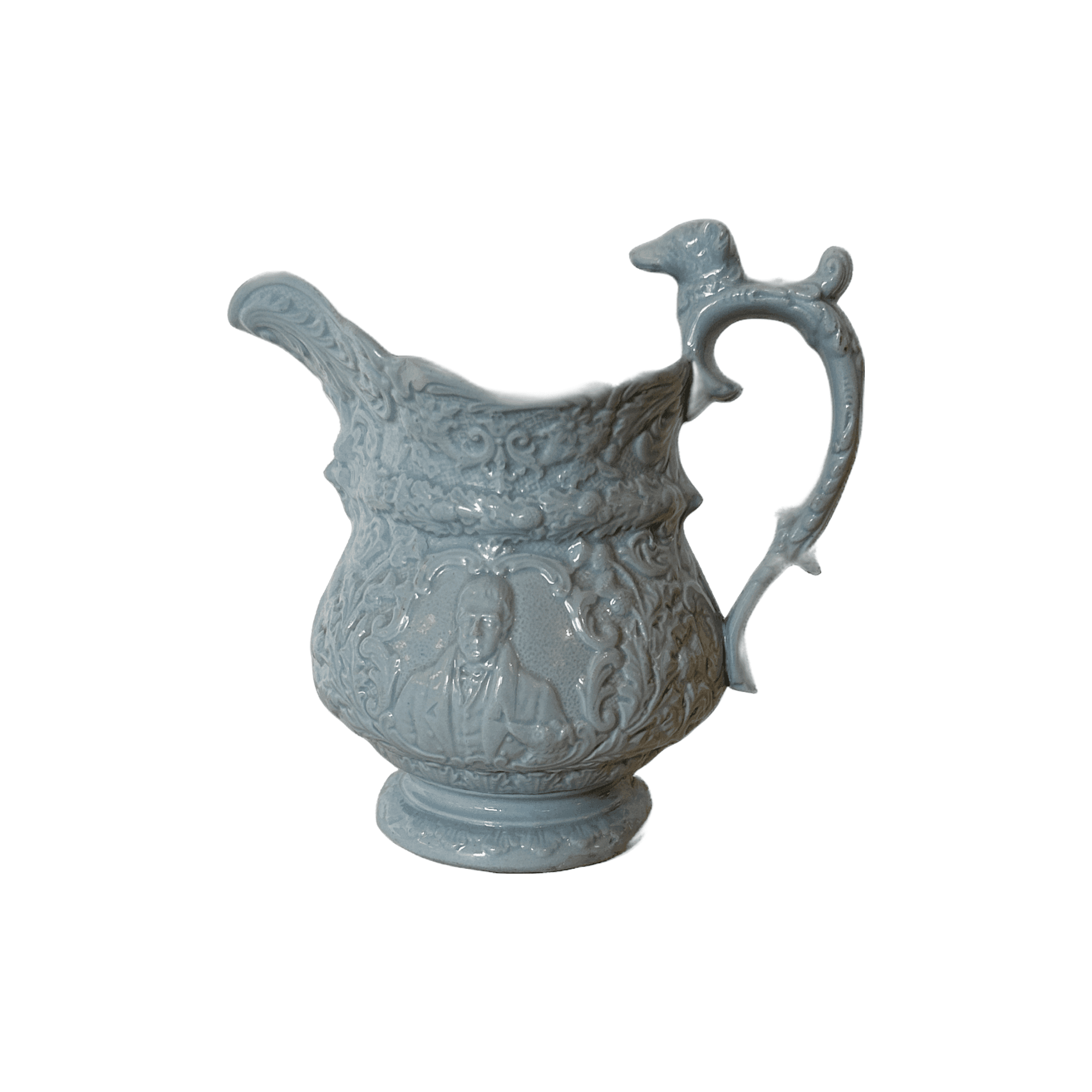 Blue Antique Ceramic Pitcher