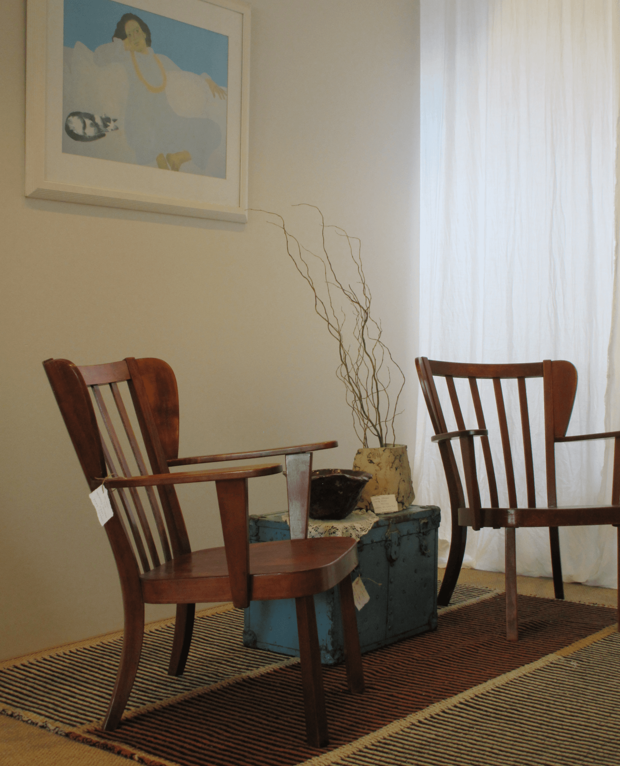 Canada Easy Chairs by Christian E. Hansen for Fritz Hansen, Denmark, 1940