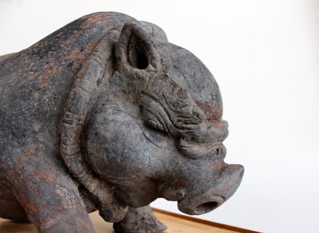 Old Terra Cotta Piggy Bank