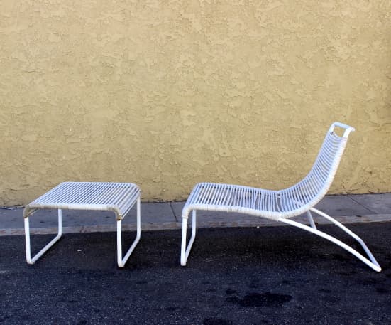 Van Keppel-Green Chaise and Ottoman