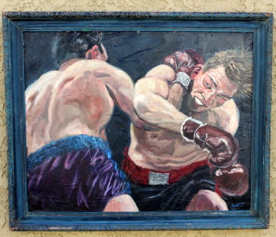 Boxing Oil Painting