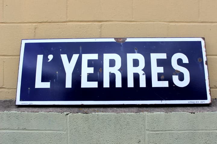 Antique French Sign